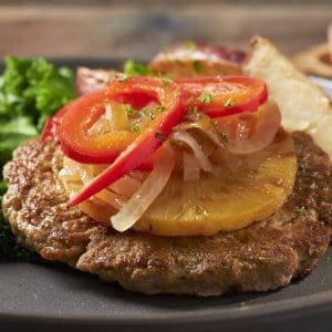 Bunless Hawaiian Turkey Burger
