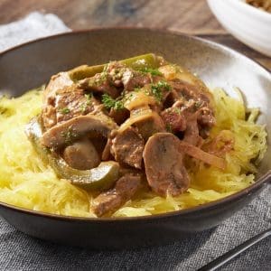 Paleoish Portugese Beef Stroganoff