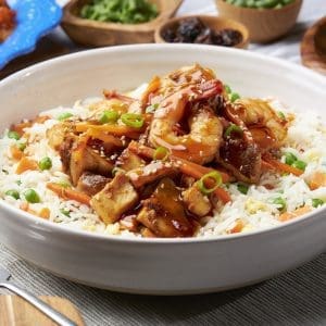 Shrimp N Chicken Stir Fry