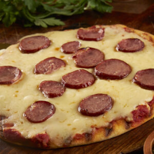 Beef Sausage Pizza